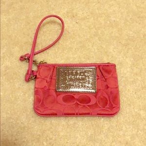 Coach Poppy Wristlet